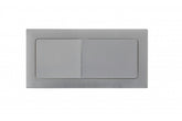 Rectangle Brushed Nickel Flush Button